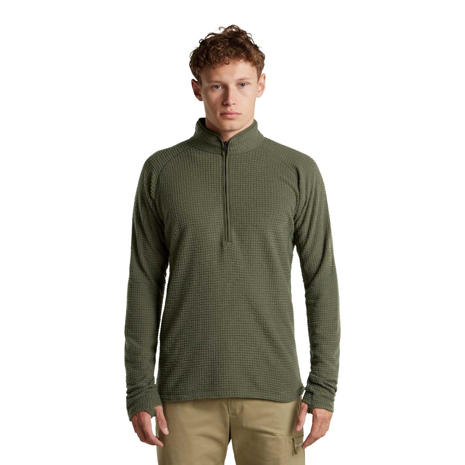 Icebreaker M Merino 400 RealFleece Peaksland LS Half Zip